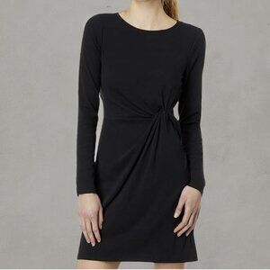 Lilly Pulitzer Women's Lynn Long Sleeve Twist Dr Onyx Black Small NWT